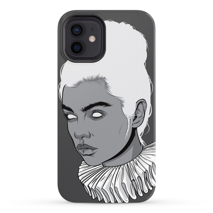 iPhone 12 StrongFit Gray lady by Roland Banrévi