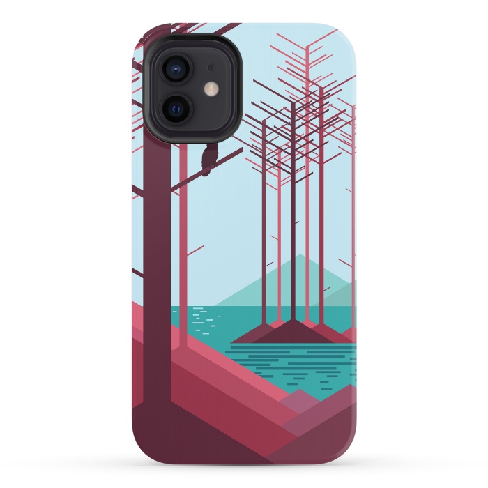 iPhone 12 StrongFit The guardian of the forest by Roland Banrévi