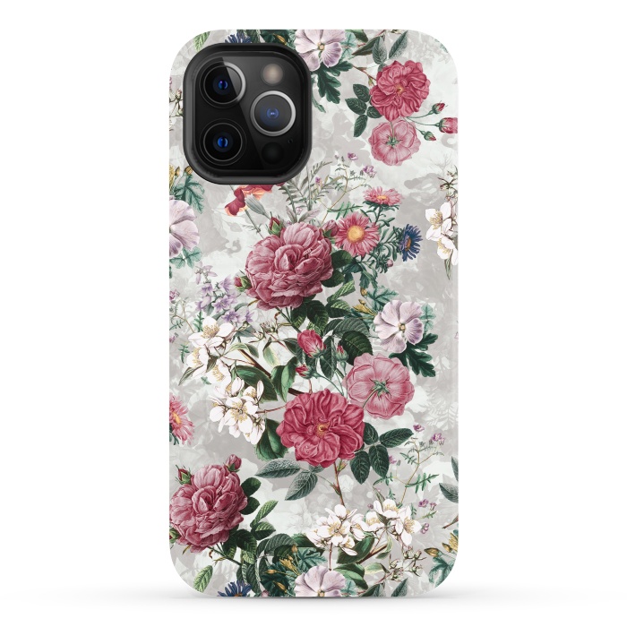 iPhone 12 Pro StrongFit Floral Pattern III by Riza Peker