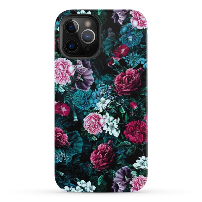 iPhone 12 Pro StrongFit Floral Pattern IV by Riza Peker