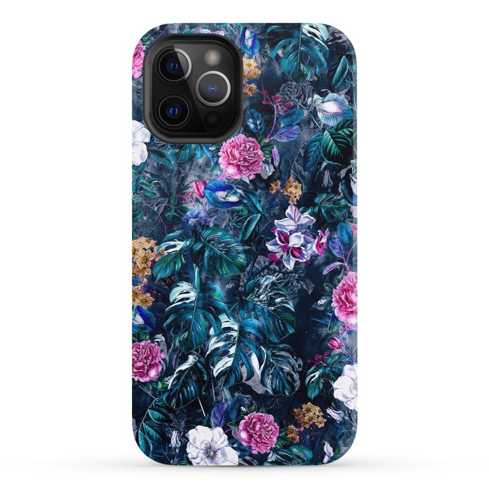 iPhone 12 Pro StrongFit Floral Pattern VII by Riza Peker