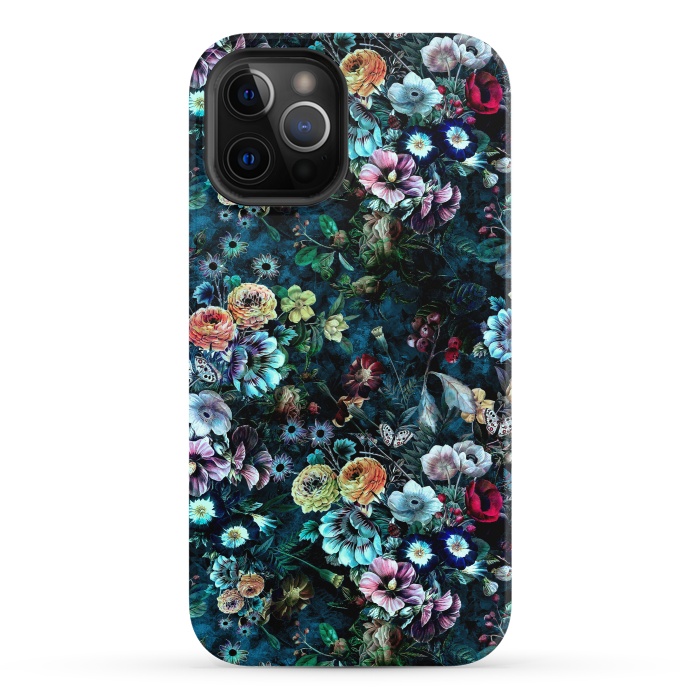 iPhone 12 Pro StrongFit Floral Pattern VIII by Riza Peker