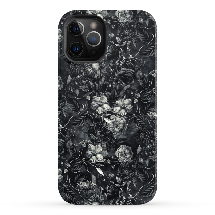 iPhone 12 Pro StrongFit Floral Pattern IX by Riza Peker