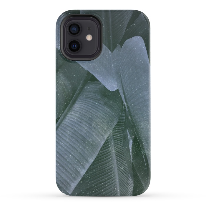 iPhone 12 mini StrongFit Cosmic Leaves by Rui Faria