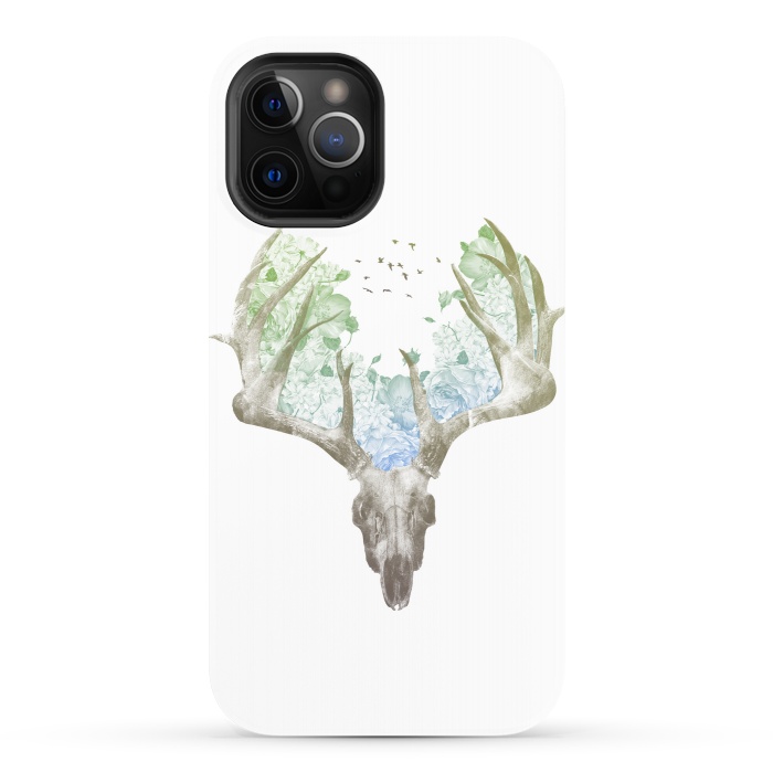 iPhone 12 Pro StrongFit Deer Skull by Rui Faria