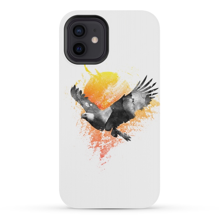 iPhone 12 mini StrongFit The Eagle that touched the sun by Rui Faria