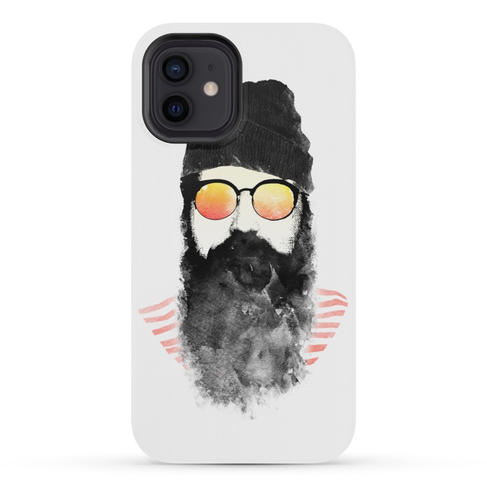 iPhone 12 mini StrongFit Hipster Chillin by Rui Faria