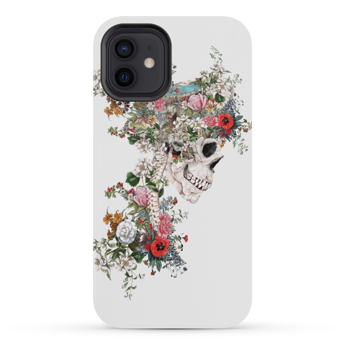iPhone 12 mini StrongFit Skull Queen by Riza Peker
