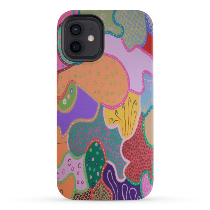 iPhone 12 mini StrongFit Colours of Another Galaxy by Helen Joynson