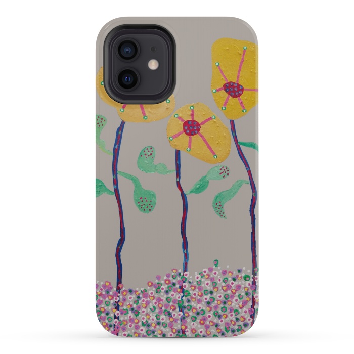 iPhone 12 mini StrongFit Saturn's Flowers 2 by Helen Joynson