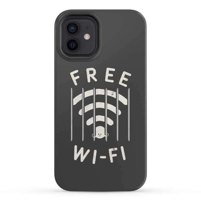 iPhone 12 mini StrongFit Free wi-fi by Shadyjibes
