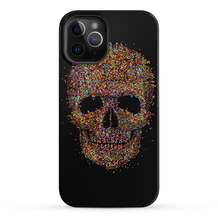 iPhone 12 Pro StrongFit Acid Skull by Sitchko
