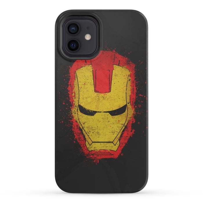 iPhone 12 mini StrongFit Iron Man splash by Sitchko