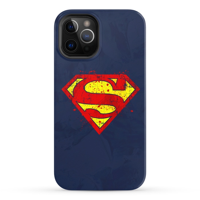 iPhone 12 Pro StrongFit Super Man's Splash by Sitchko