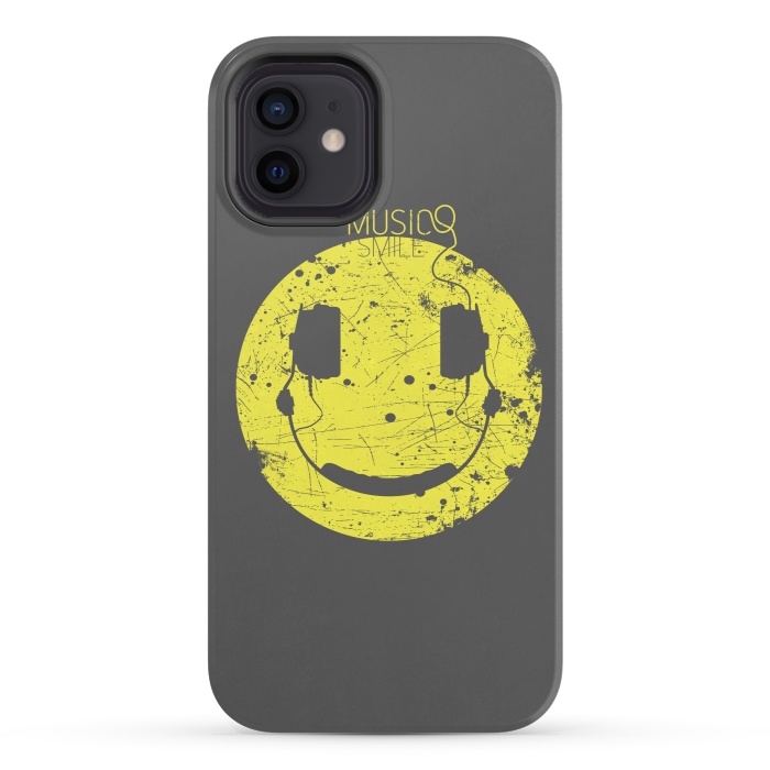 iPhone 12 StrongFit Music Smile V2 by Sitchko