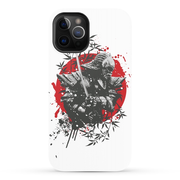 iPhone 12 Pro StrongFit Black Samurai by Sitchko