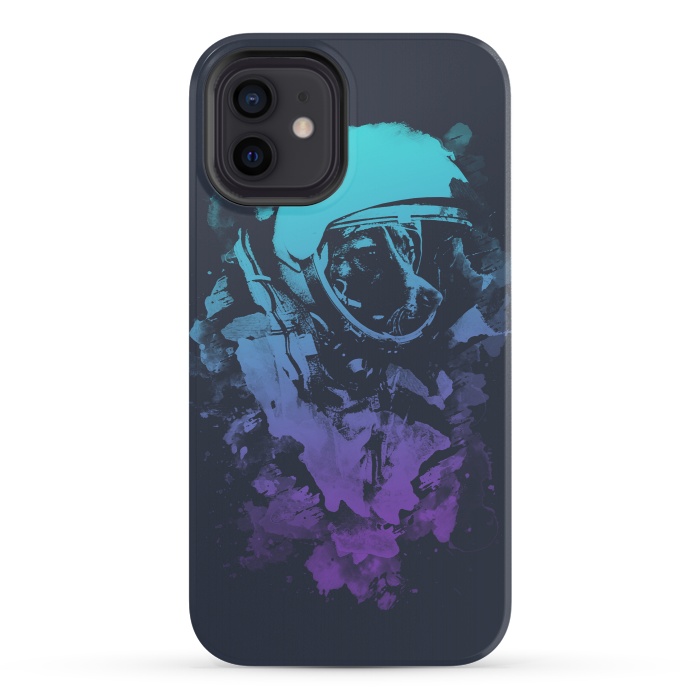iPhone 12 StrongFit Space Dog V2 by Sitchko