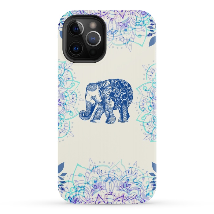 iPhone 12 Pro StrongFit Pretty Little Elephant  by Rose Halsey