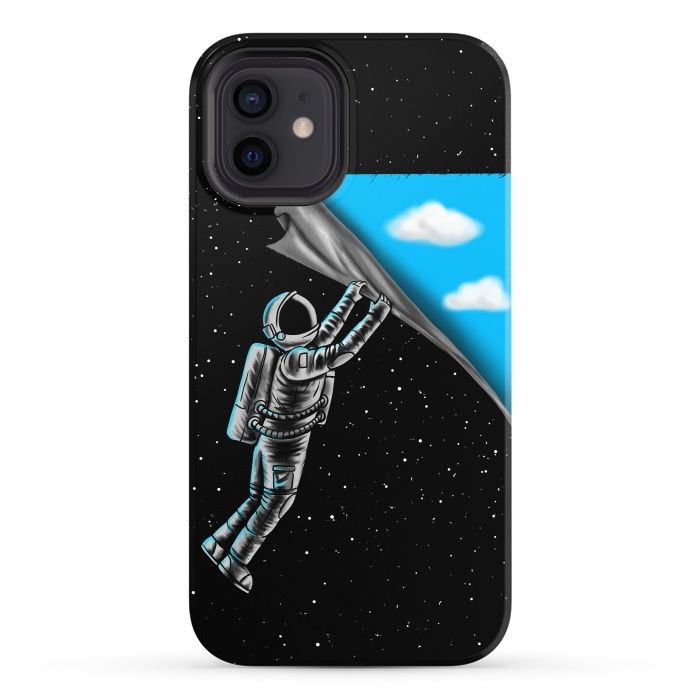iPhone 12 StrongFit Astronaut open the sky by Coffee Man