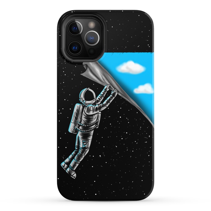 iPhone 12 Pro StrongFit Astronaut open the sky by Coffee Man