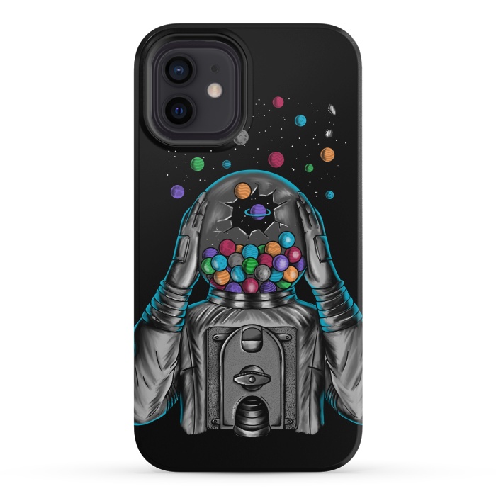 iPhone 12 mini StrongFit Astronaut Explotion by Coffee Man