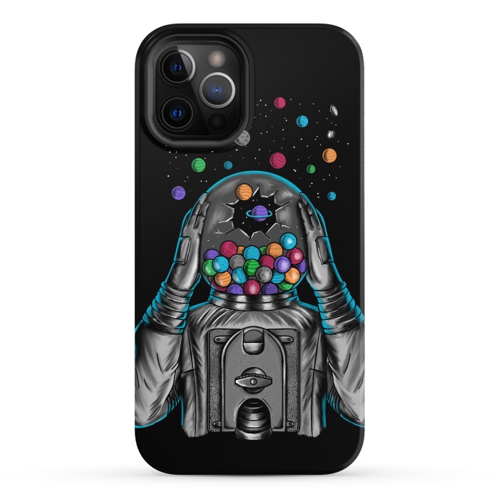 iPhone 12 Pro StrongFit Astronaut Explotion by Coffee Man