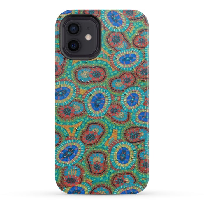 iPhone 12 mini StrongFit Colours of the Earth by Helen Joynson