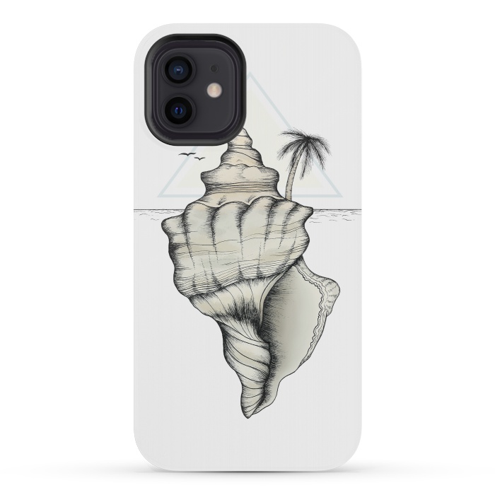 iPhone 12 mini StrongFit Secret Island by Barlena