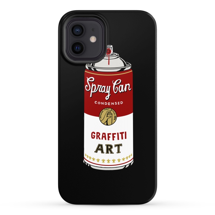 iPhone 12 StrongFit Graffiti Can by Coffee Man