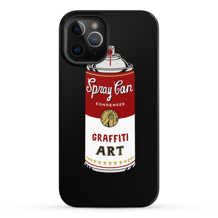 iPhone 12 Pro StrongFit Graffiti Can by Coffee Man