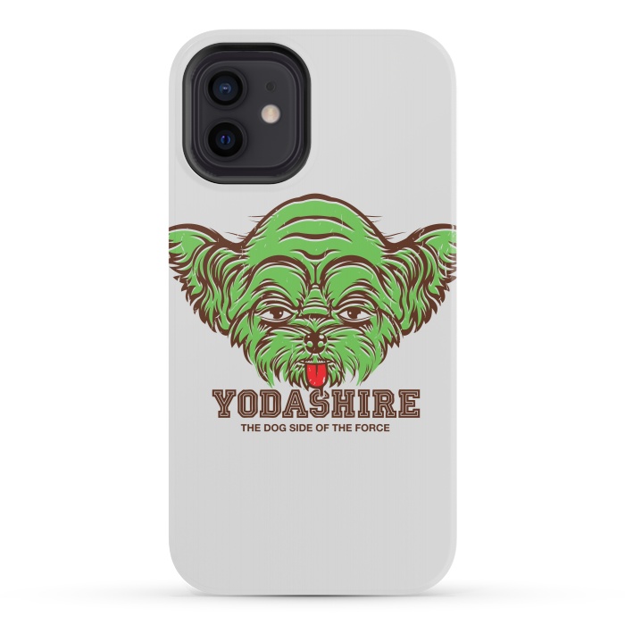 iPhone 12 StrongFit [ba dum tees] Yodashire by Draco