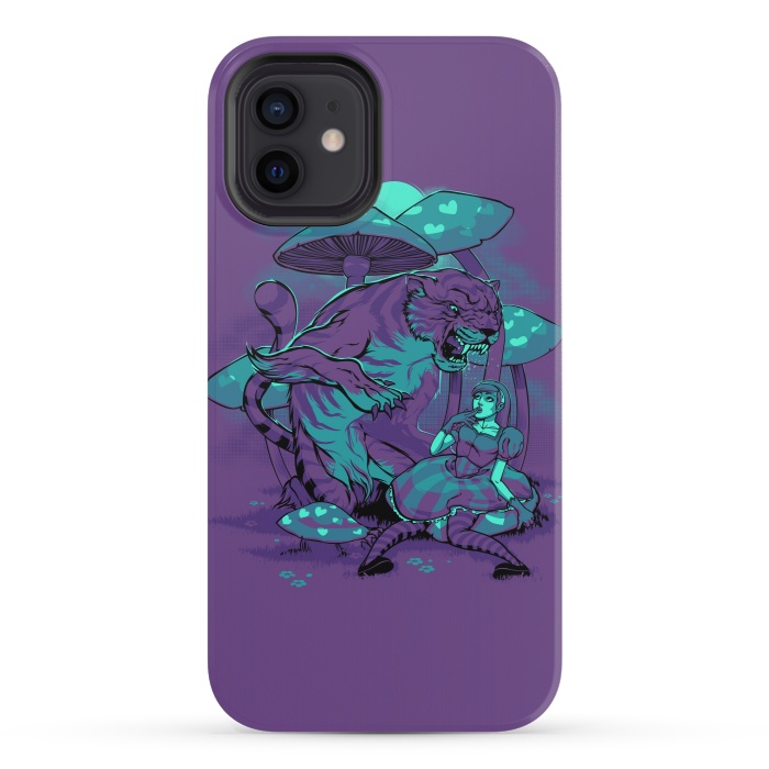iPhone 12 mini StrongFit Cheshire Cat by Draco
