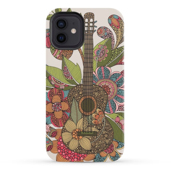 iPhone 12 StrongFit Ever guitar by Valentina Harper