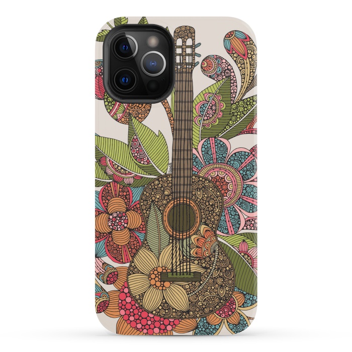 iPhone 12 Pro StrongFit Ever guitar by Valentina Harper