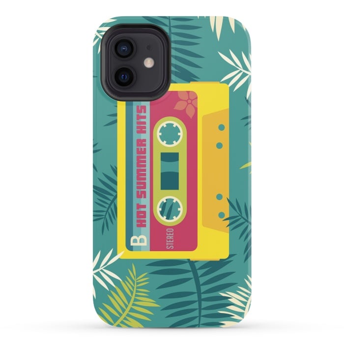 iPhone 12 StrongFit Hot Summer Retro Tape by Dellán