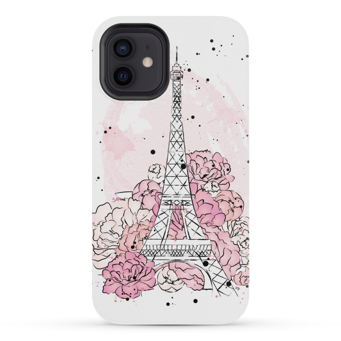 iPhone 12 mini StrongFit Peony Paris by Martina