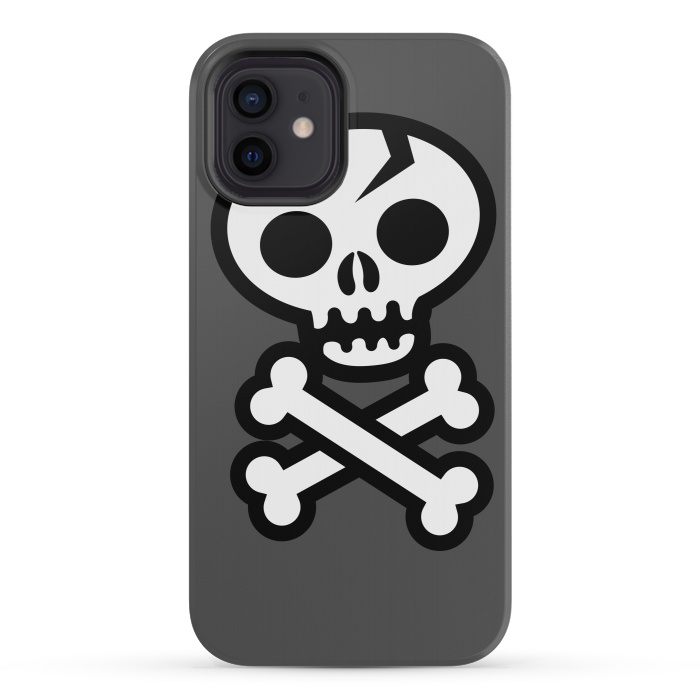 iPhone 12 mini StrongFit Skull & Crossbones by Wotto
