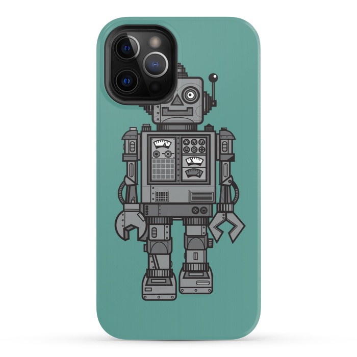 iPhone 12 Pro StrongFit A Vintage Robot Friend by Wotto