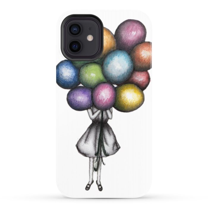 iPhone 12 StrongFit Balloon Girl by ECMazur 