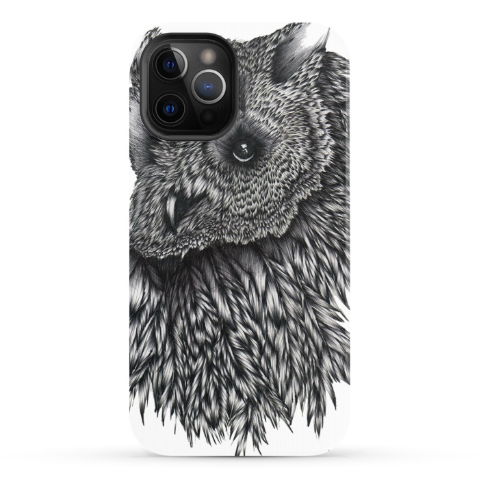 iPhone 12 Pro StrongFit Forsythe // Owl by ECMazur 