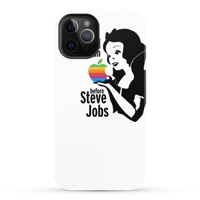iPhone 12 Pro StrongFit Snow White I Had An Apple by Alisterny