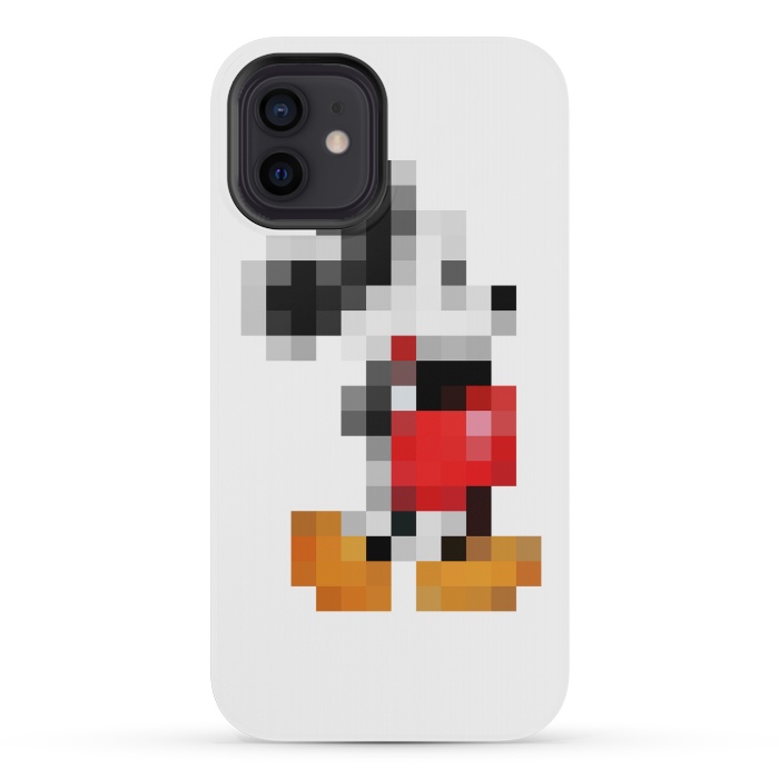 iPhone 12 mini StrongFit Mickey Mouse Pixel by Alisterny