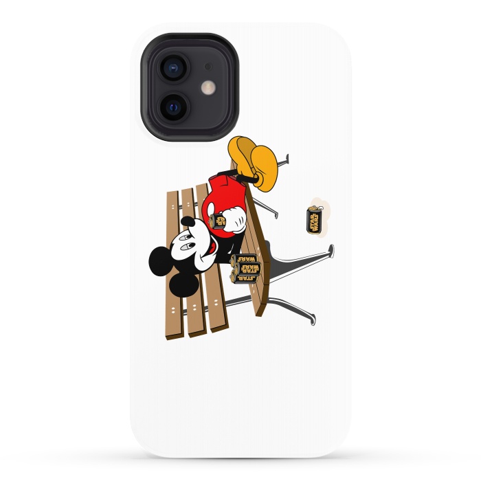 iPhone 12 StrongFit Mickey Mouse Drinking Star Wars Beer by Alisterny