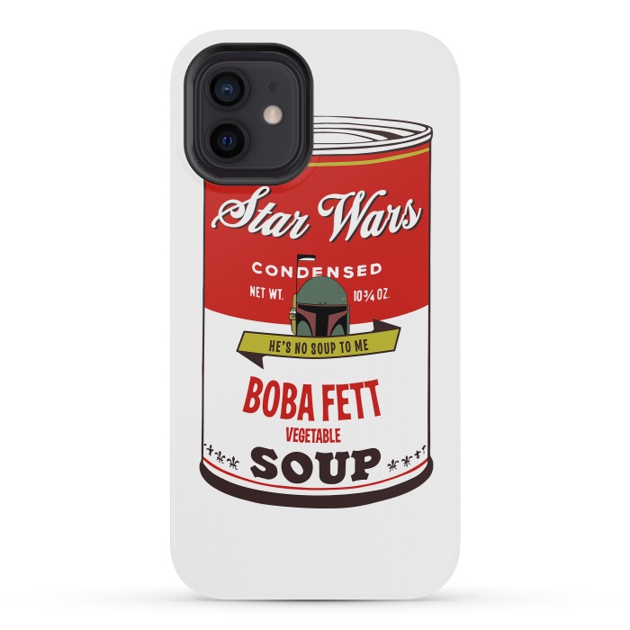 iPhone 12 mini StrongFit Star Wars Campbells Soup Boba Fett by Alisterny