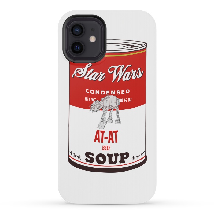iPhone 12 mini StrongFit Star Wars Campbells Soup At-At by Alisterny