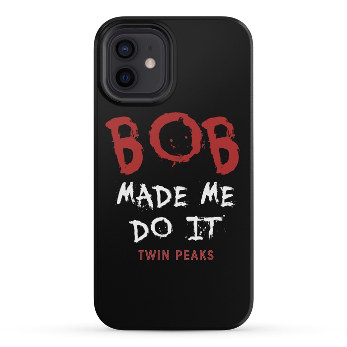 iPhone 12 mini StrongFit Twin Peaks Bob Made Me Do It by Alisterny