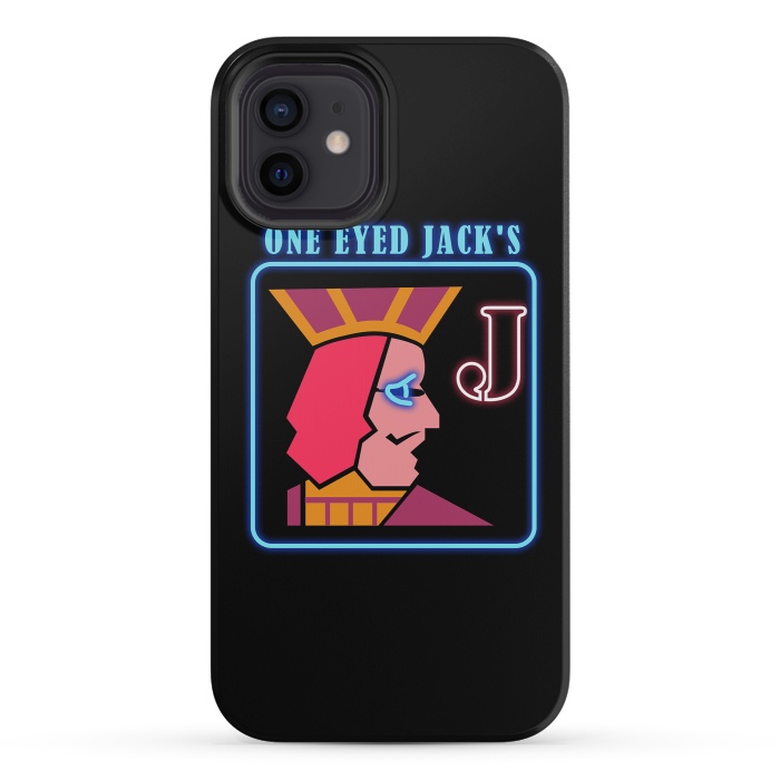 iPhone 12 mini StrongFit Twin Peaks One Eye Jacks by Alisterny