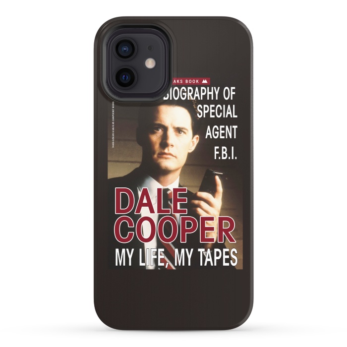 iPhone 12 StrongFit Twin Peaks Dale Cooper Book by Alisterny