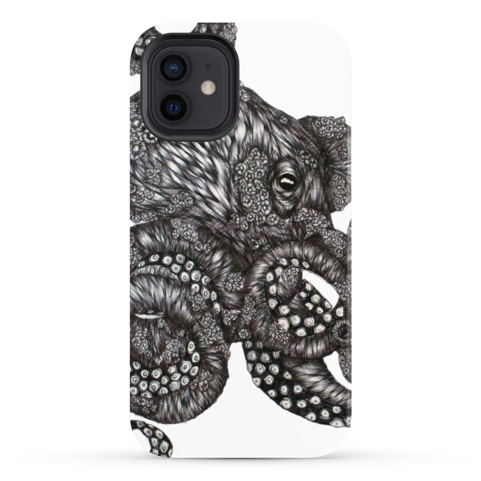 iPhone 12 StrongFit Barnacle Octopus by ECMazur 