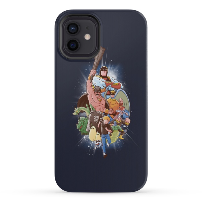 iPhone 12 mini StrongFit CHILDHOOD HEROES by SKULLPY